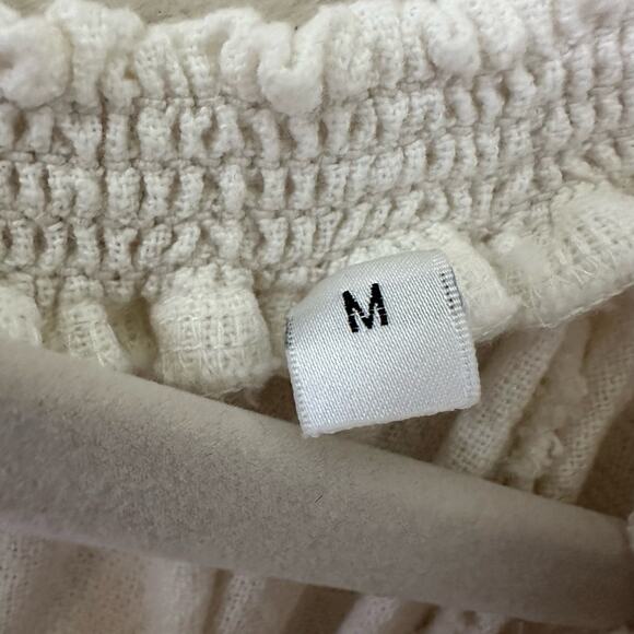 Piper by Townsen | Size M Embroidered Cotton Short Sleeve Dress Midi Boho - Picture 10 of 13